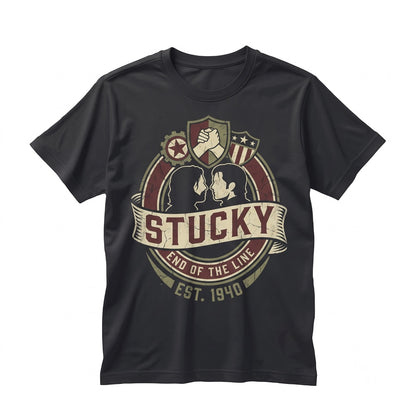 Stucky Steve Rogers Bucky Barnes Vintage Graphic Mens Womens Apparel Unisex TShirt