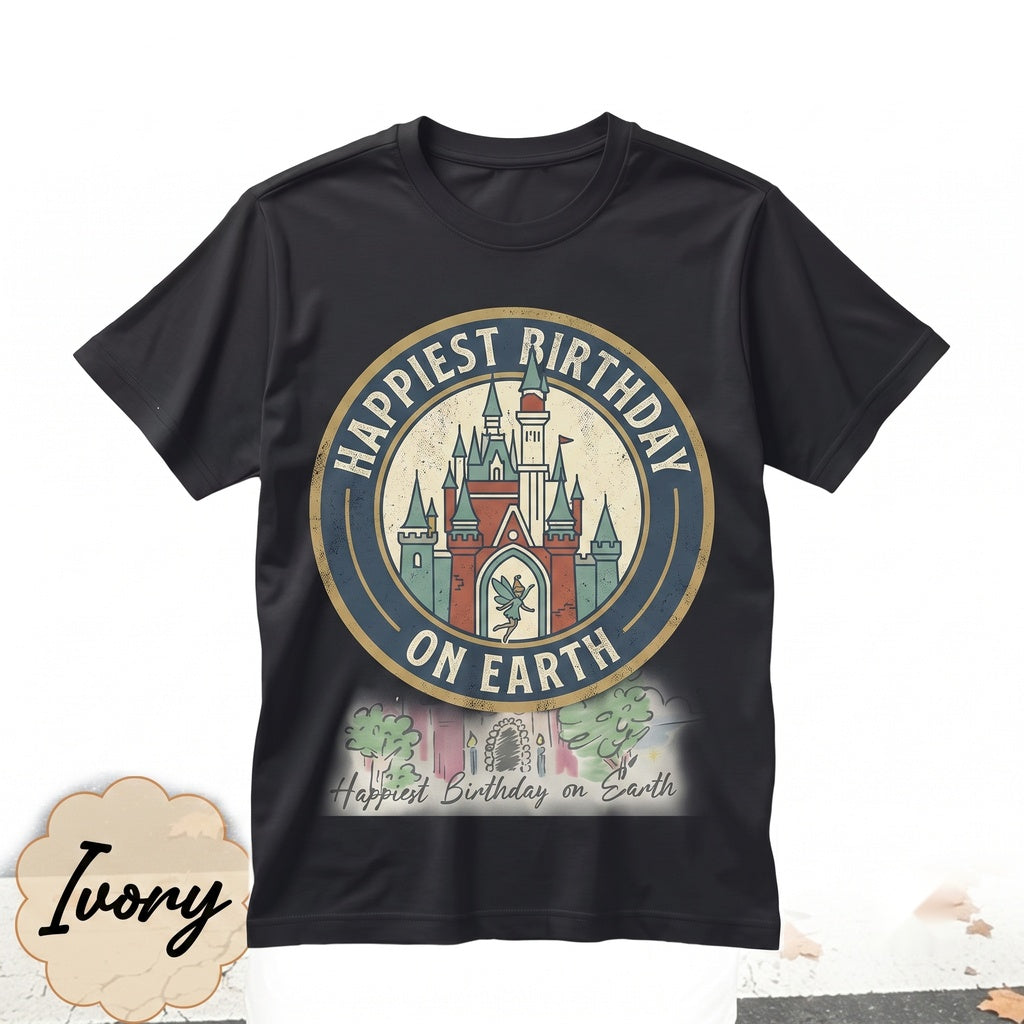 Magical Castle Pixie Fairy Birthday Girl Matching Family Theme Park Trip 2026 Unisex TShirt