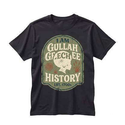 Afro Gullah Geechee Pride African Heritage Culture Roots Black History Gift Unisex TShirt