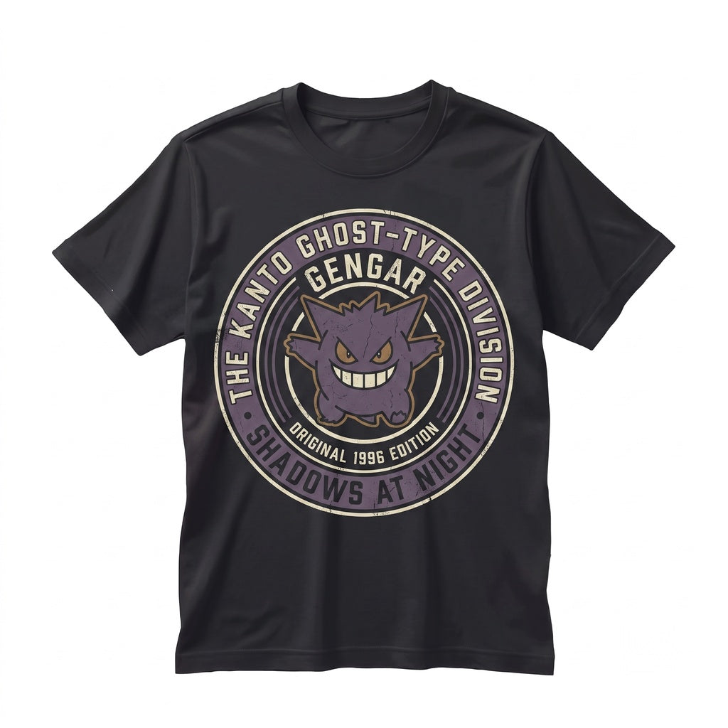 Vintage Wash Anime Ghost Monster Double Sided Graphic Oversized Mineral Garment Dyed Retro Cotton Unisex TShirt