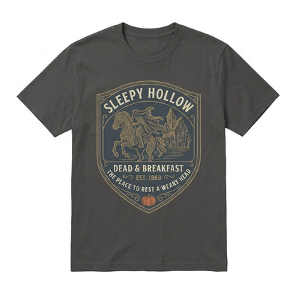 Sleepy Hollow Dead and Breakfast Gothic Horror Halloween Graphic Unisex TShirt