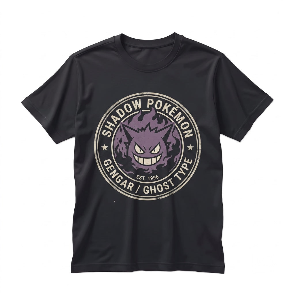 Gengar Ghost Face Graphic Anime Aesthetic Kawaii Gamer Fan Gift Unisex TShirt