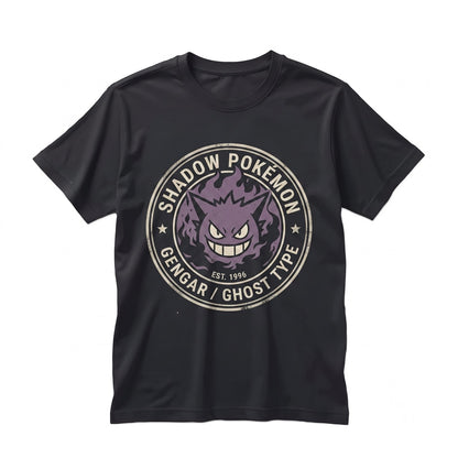 Gengar Ghost Face Graphic Anime Aesthetic Kawaii Gamer Fan Gift Unisex TShirt