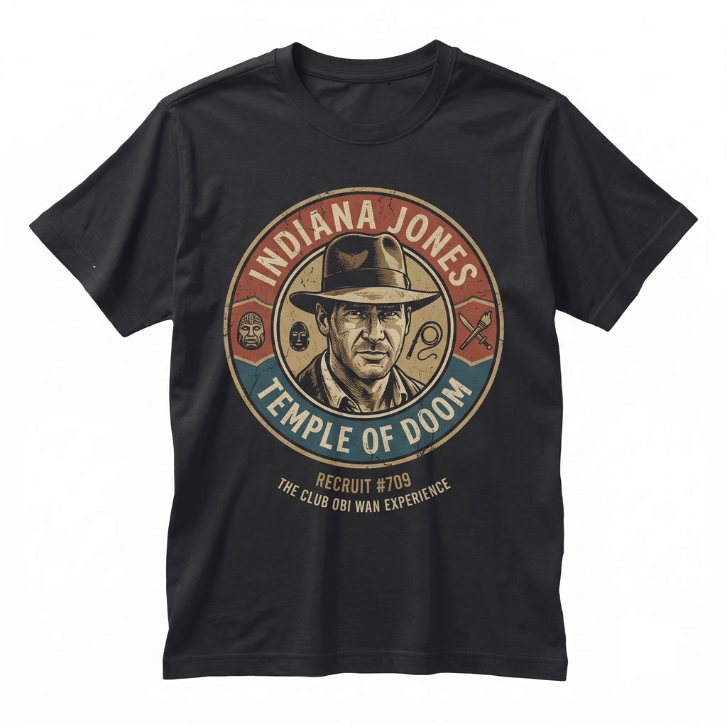 Vintage Temple of Doom Archaeology Adventure Theme Park Ride Graphic Fan Gift Unisex TShirt