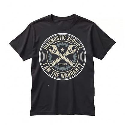 Funny Im The Warranty Auto Mechanic Car Fathers Day Gift For Dad Unisex TShirt