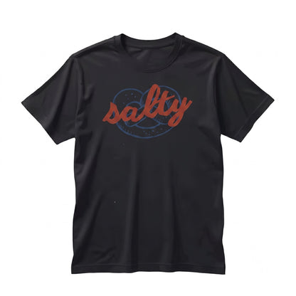 Salty Pretzel Graphic Foodie Snack Short Sleeve Cotton Top Unisex TShirt