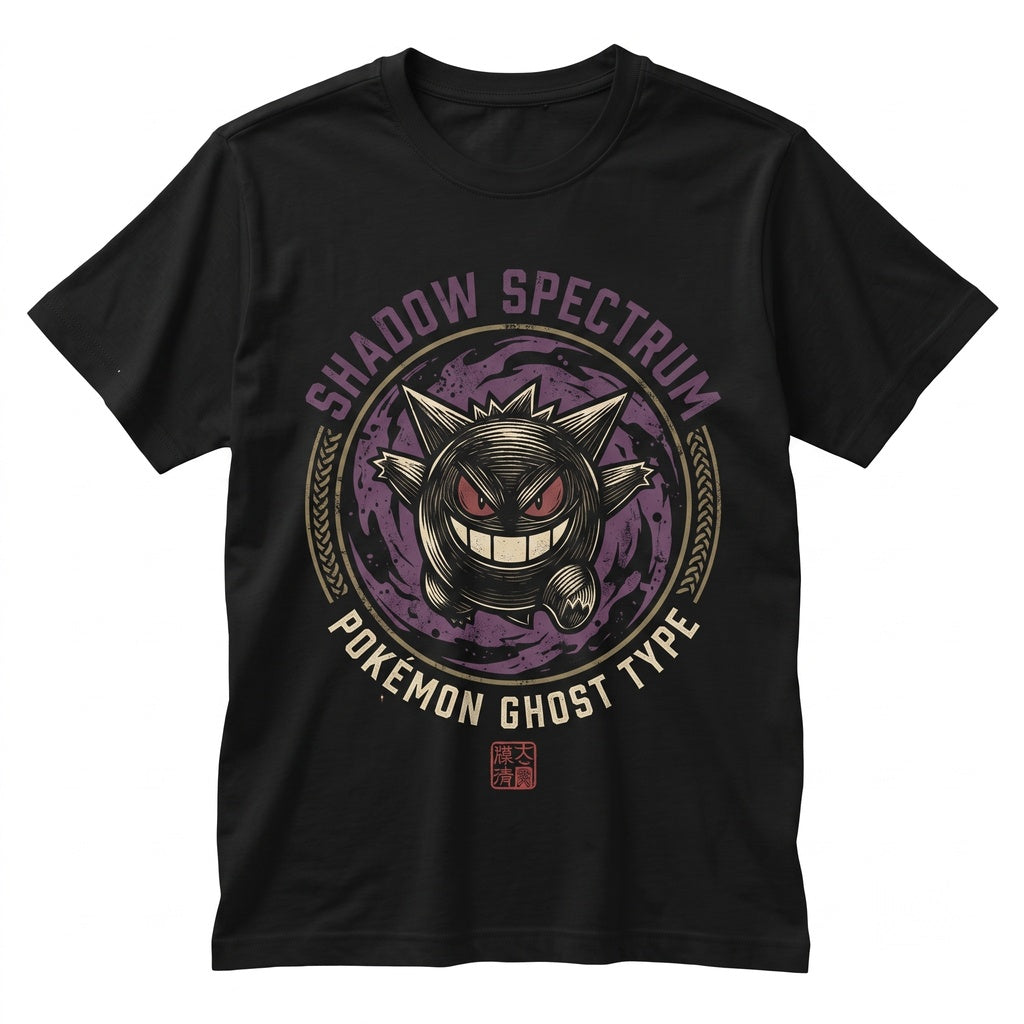 Gengar Ghost Face Graphic Anime Aesthetic Kawaii Gamer Fan Gift Unisex TShirt