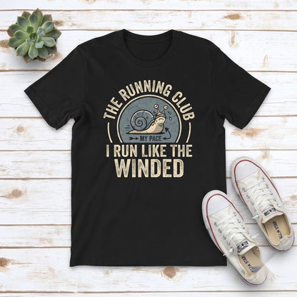 I Run Like The Winded Funny Runner Workout Graphic Apparel Unisex TShirt