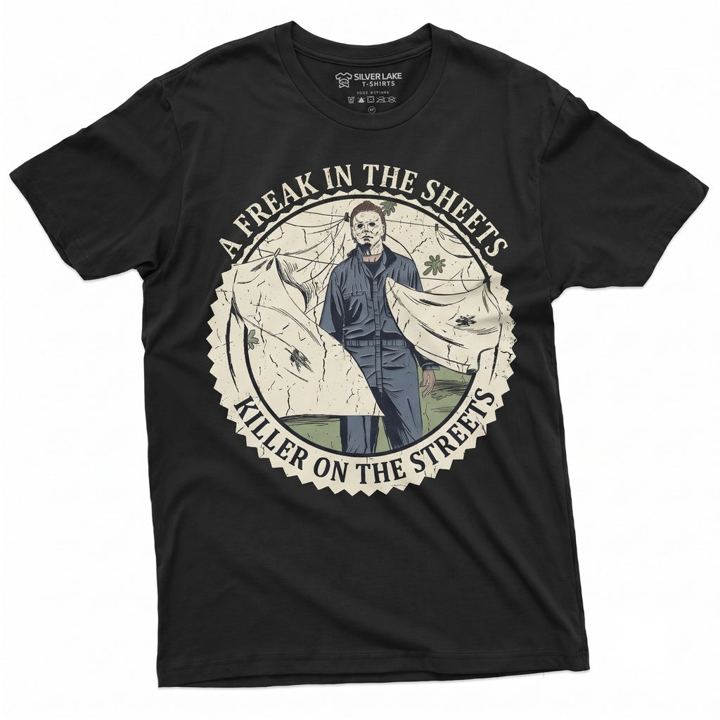 Halloween Horror Movie Inspired Slasher Spooky Serial Killer Graphic Unisex TShirt