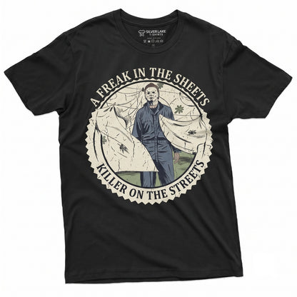 Halloween Horror Movie Inspired Slasher Spooky Serial Killer Graphic Unisex TShirt
