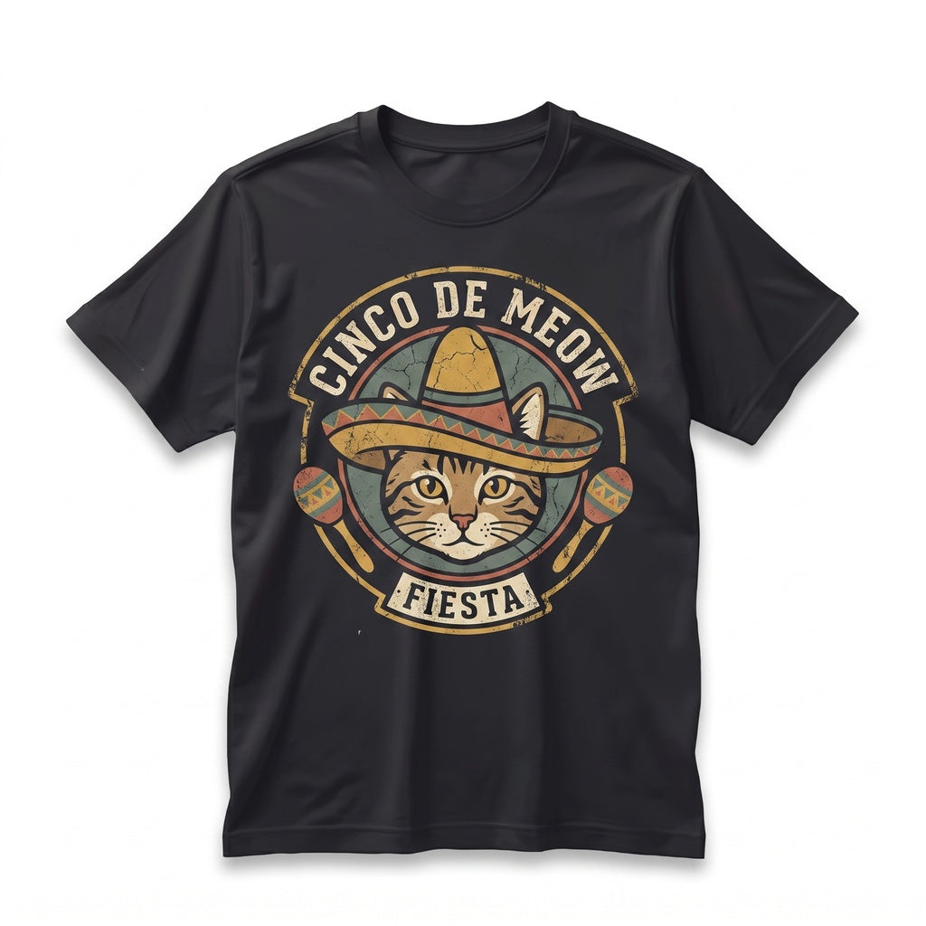 Cinco de Meow Funny Mexican Fiesta Drinko Mayo Party Gift Graphic Unisex TShirt