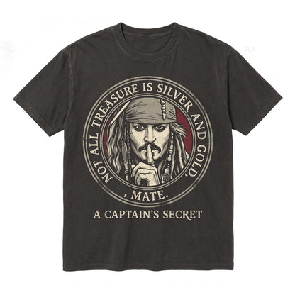 Vintage Pirate Captain Jack Graphic Theme Park Ride Unisex TShirt
