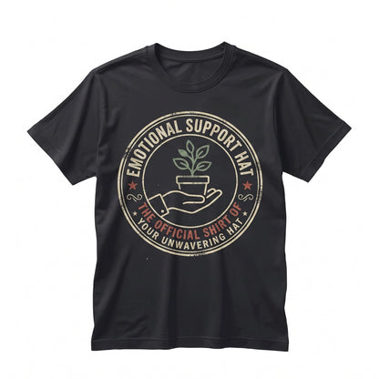 Emotional Support Funny Baseball Cap Embroidered Cotton Adjustable Novelty Mental Health Humor Gift for Men Women Unisex TShirt