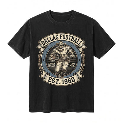 Retro 90s Dallas Football Game Day Vintage Graphic Adult Unisex TShirt