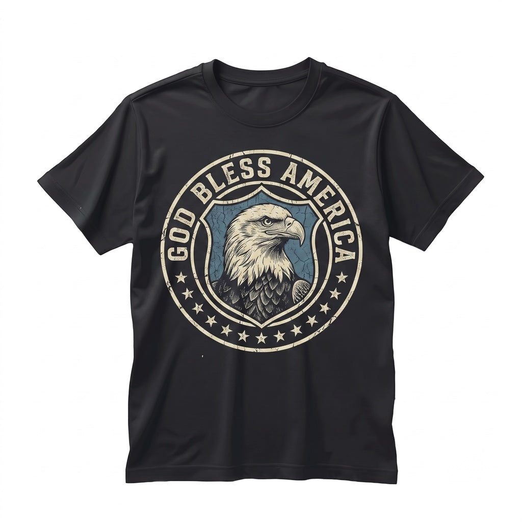America Vintage Eagle Patriotic 4th of July Independence Day Graphic Apparel Unisex TShirt