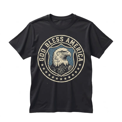 America Vintage Eagle Patriotic 4th of July Independence Day Graphic Apparel Unisex TShirt