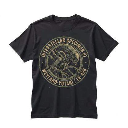 Vintage 1980s Sci-Fi Horror Extraterrestrial Monster Graphic Print Unisex TShirt