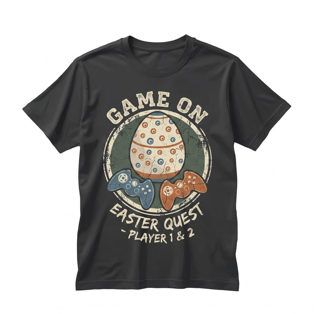 Happy Easter Gaming Eggs Bunny Cute Funny Video Gamer Holiday Graphic Unisex TShirt