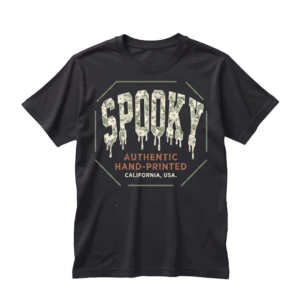 Spooky Faux Lace Halloween Graphic Black Trucker Hat Baseball Cap Unisex TShirt