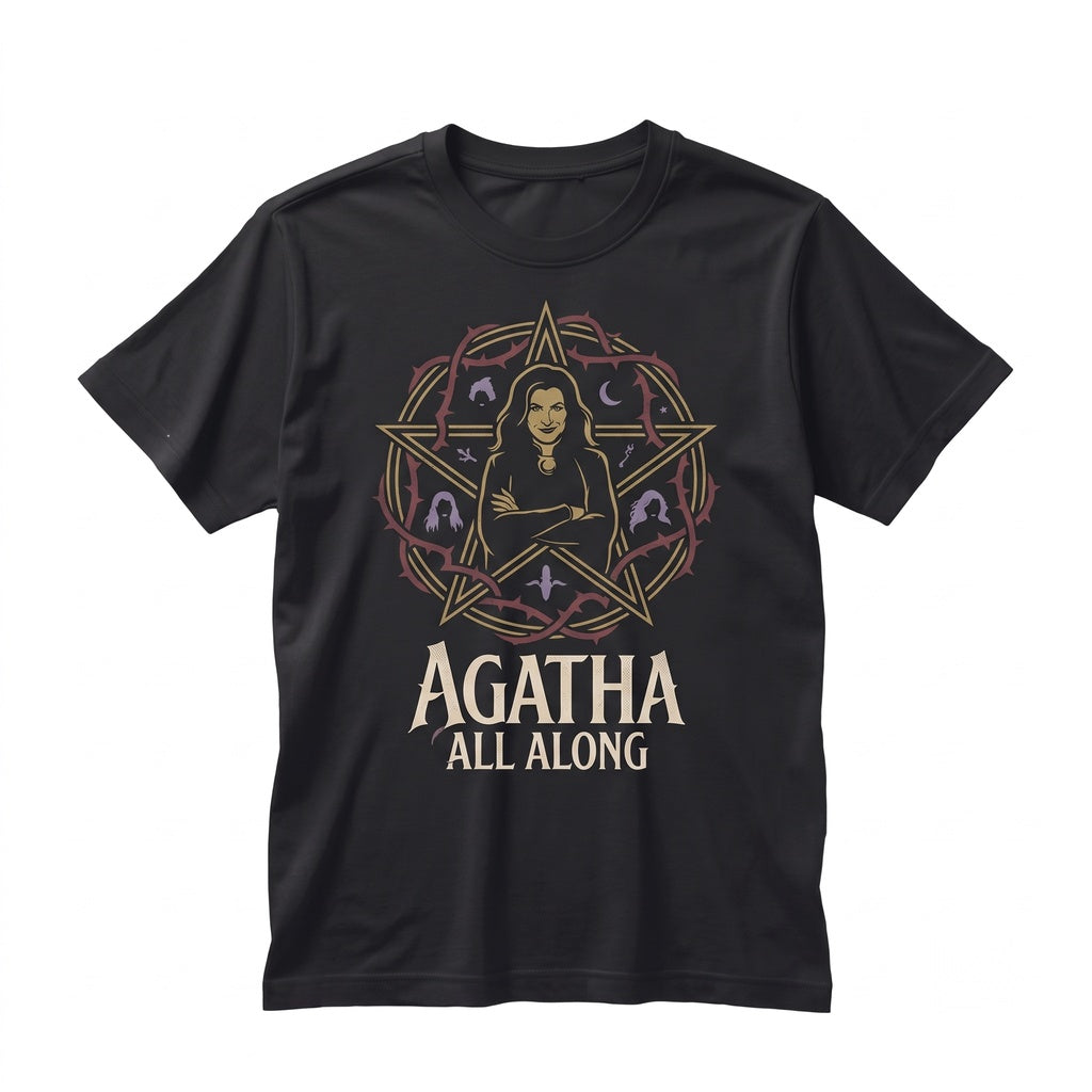 Oversized Agatha Harkness Coven Witch Horror Fan TV Series Gift Unisex TShirt