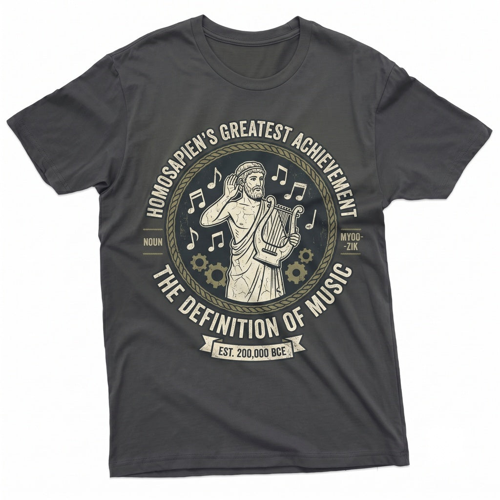 Music Definition Teacher Gift Musician Birthday Band Lover Apparel Unisex TShirt