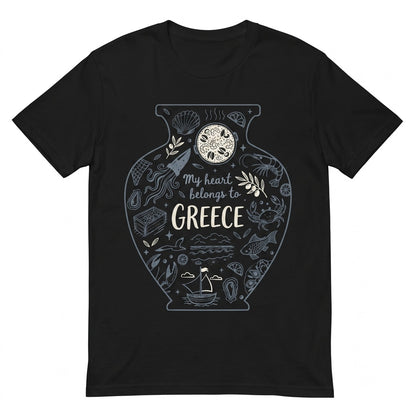 Retro Greek Seafood Lover Graphic Vacation Unisex TShirt