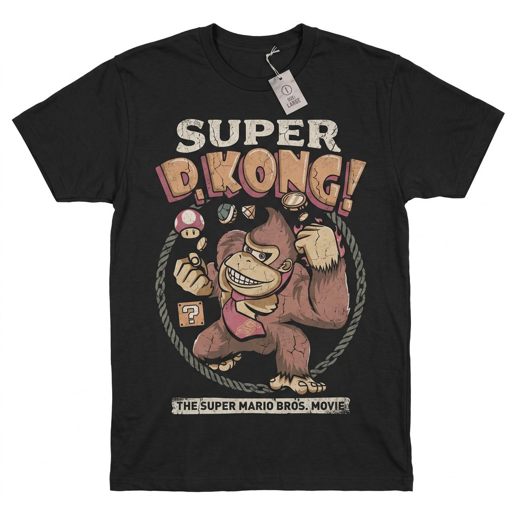Retro Ape Classic 80s Video Game Graphic Cotton Unisex TShirt
