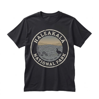 Haleakala National Park Vintage Hawaii Volcano Maui Sunset Tropical Adventure Travel Gift Unisex TShirt