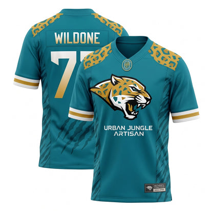 Unisex Football Fan Jersey - Breathable Mesh Lightweight Athletic Game Day Sports Shirt