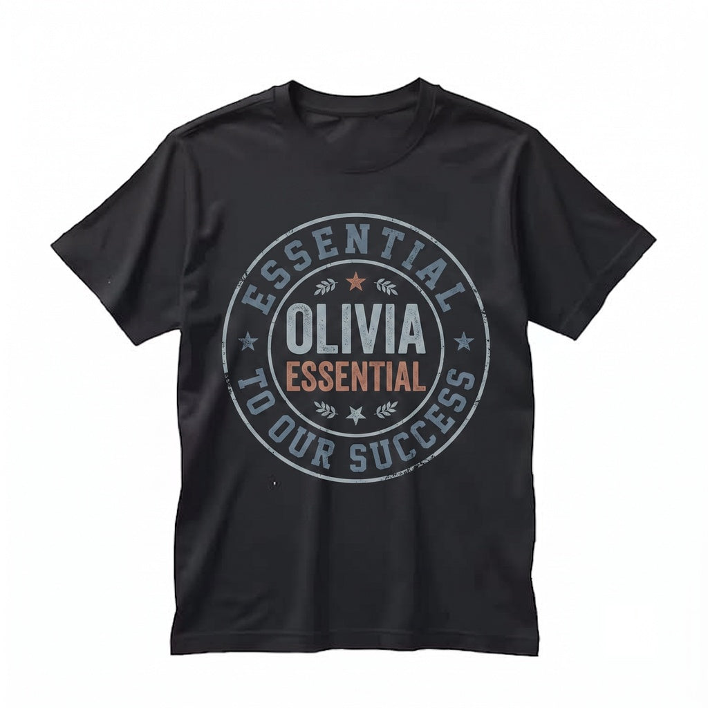 Personalized Employee Appreciation Coworker Gift Essential Success Team Member Unisex TShirt