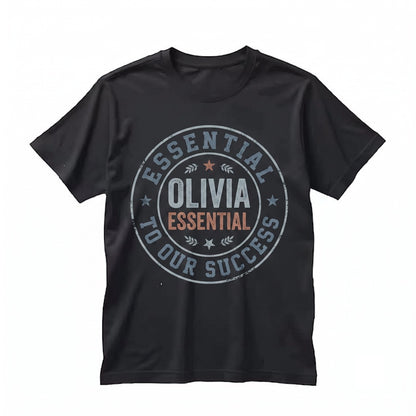 Personalized Employee Appreciation Coworker Gift Essential Success Team Member Unisex TShirt