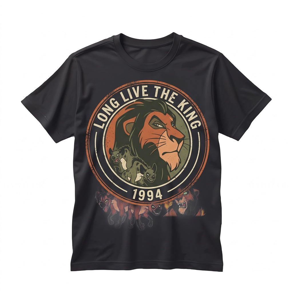 Vintage African Lion Villain Scar Graphic World Trip Vacation Gift Unisex TShirt