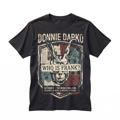 Retro Y2K Dark Evil Bunny Cult Classic Horror Movie Graphic Print Unisex TShirt
