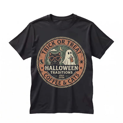 Retro Halloween Spooky Pumpkin Graphic Cute Autumn Trick Or Treat Seasonal Gift Apparel Unisex TShirt