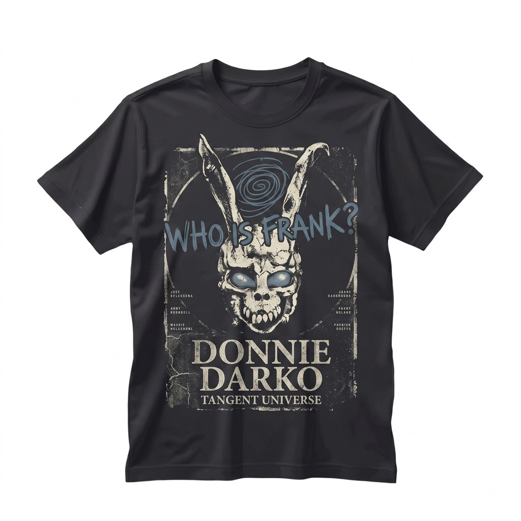Retro Y2K Dark Evil Bunny Cult Classic Horror Movie Graphic Print Unisex TShirt