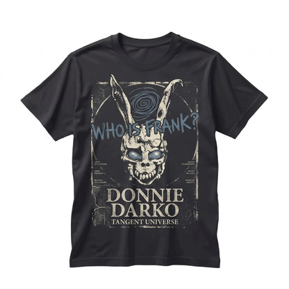 Retro Y2K Dark Evil Bunny Cult Classic Horror Movie Graphic Print Unisex TShirt