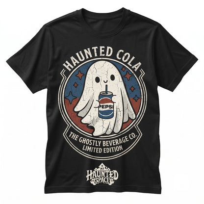 Funny Retro Spooky Cola Ghost Graphic Soda Pop Lover Halloween Apparel Unisex TShirt