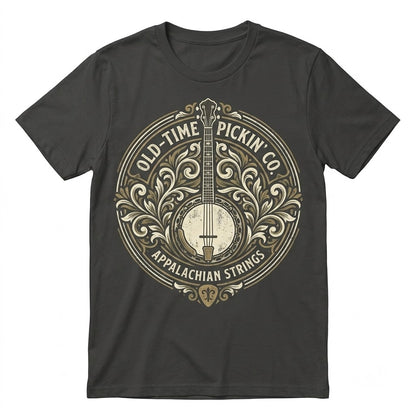 Ornate Vintage Banjo Country Music Folk Graphic Musician Concert Fan Unisex TShirt
