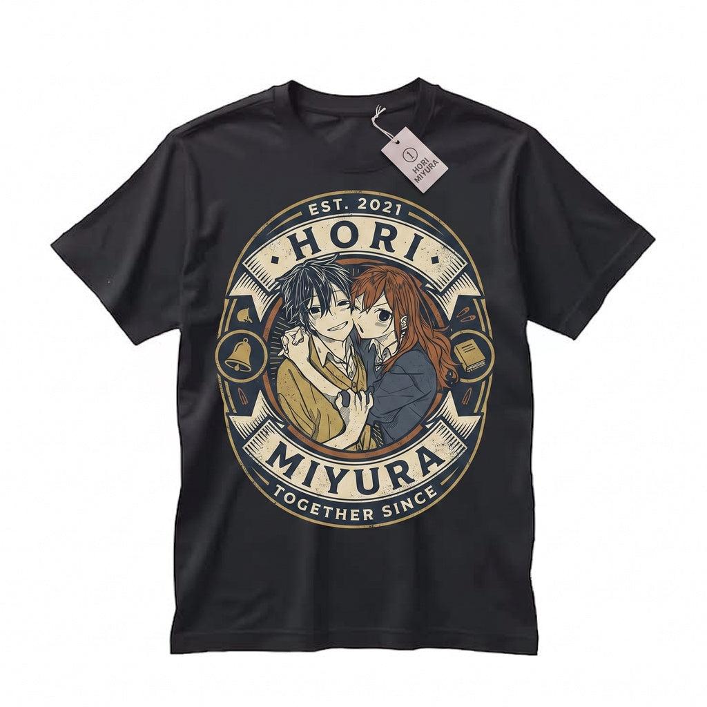 Cute Horimiya Graphic Top Japanese Manga Apparel Unisex TShirt