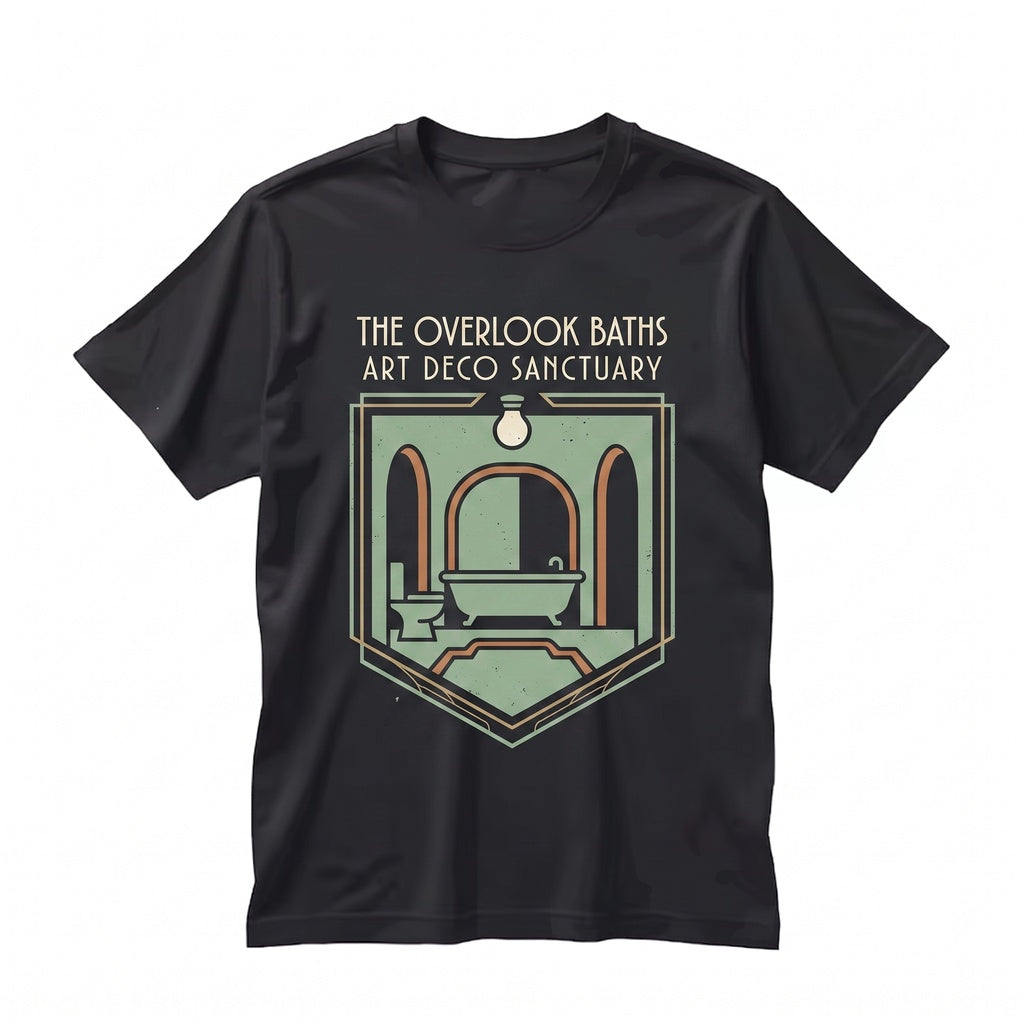 Overlook Hotel Room 237 Creepy Horror Movie Bathroom Wall Art Vintage Funny Restroom Graphic Unisex TShirt