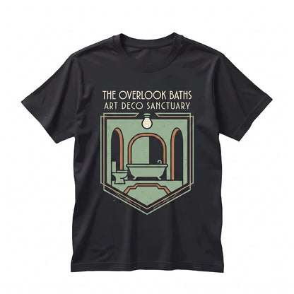 Overlook Hotel Room 237 Creepy Horror Movie Bathroom Wall Art Vintage Funny Restroom Graphic Unisex TShirt