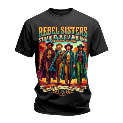 Sophie Cunningham Caitlin Clark Feverstone Vintage Western Outlaw Basketball Unisex TShirt