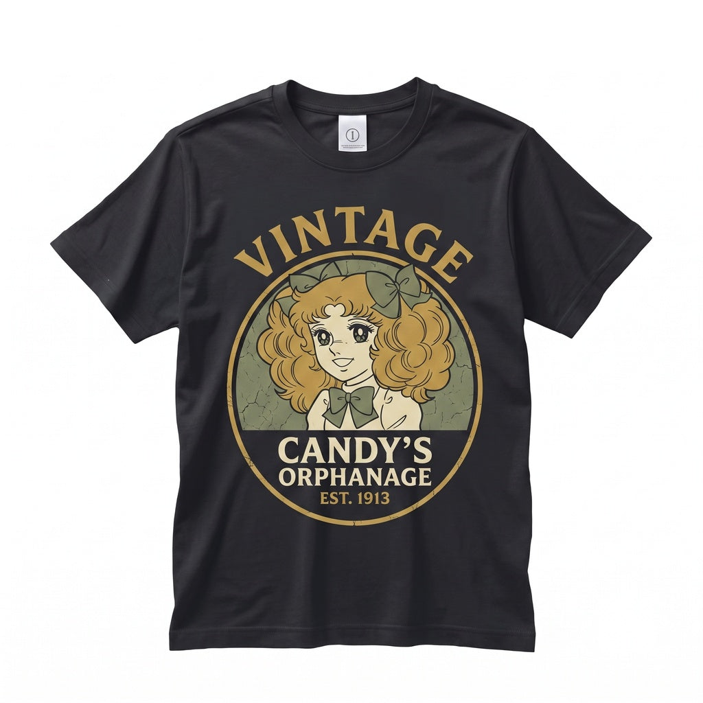 Vintage Retro 70s Shojo Manga Graphic Kawaii Classic Japanese Anime Cotton Unisex TShirt