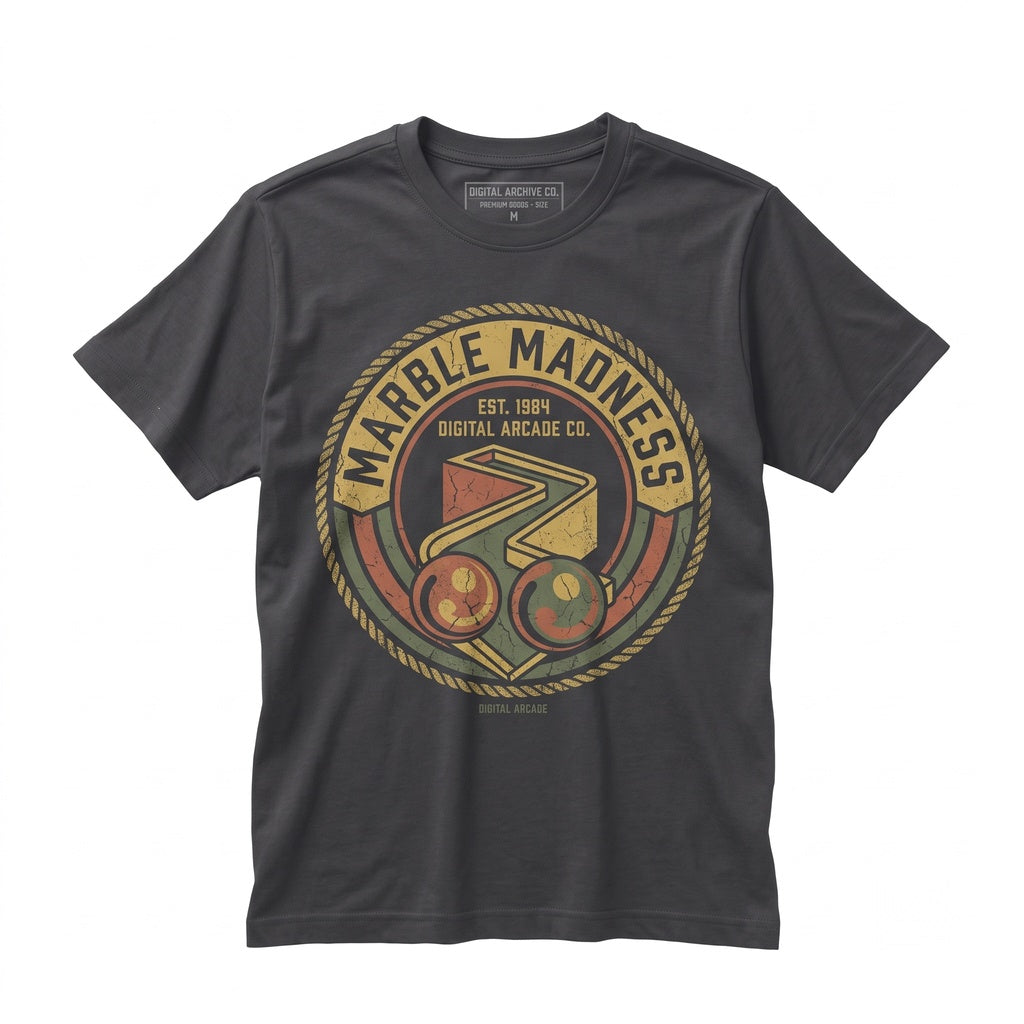 Vintage Retro 80s Arcade Video Game Graphic Cotton Unisex TShirt