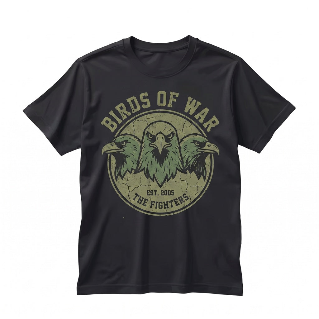 Birds of War Wrestling Graphic Philly Irish Bar Cult Classic Retro Vintage Cotton Unisex TShirt