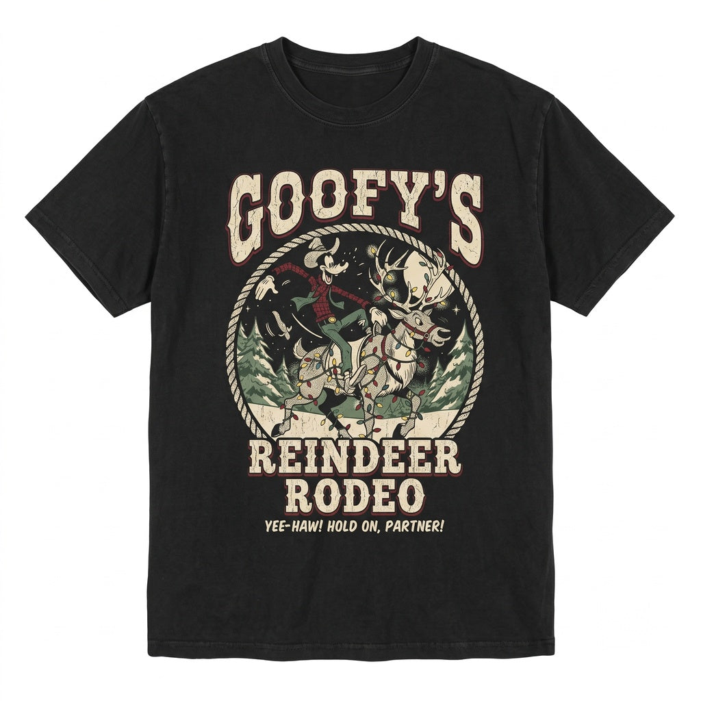 Vintage Goofy Christmas Family Graphic Holiday Apparel, Funny Character Winter Vacation Gift Unisex TShirt