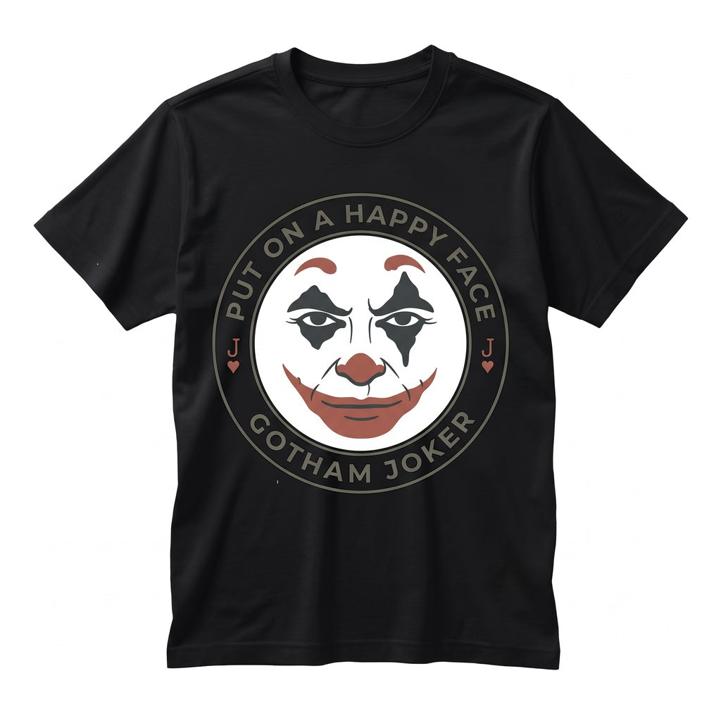 Joker Villain Movie Clown Comic Dark Graphic Unisex TShirt