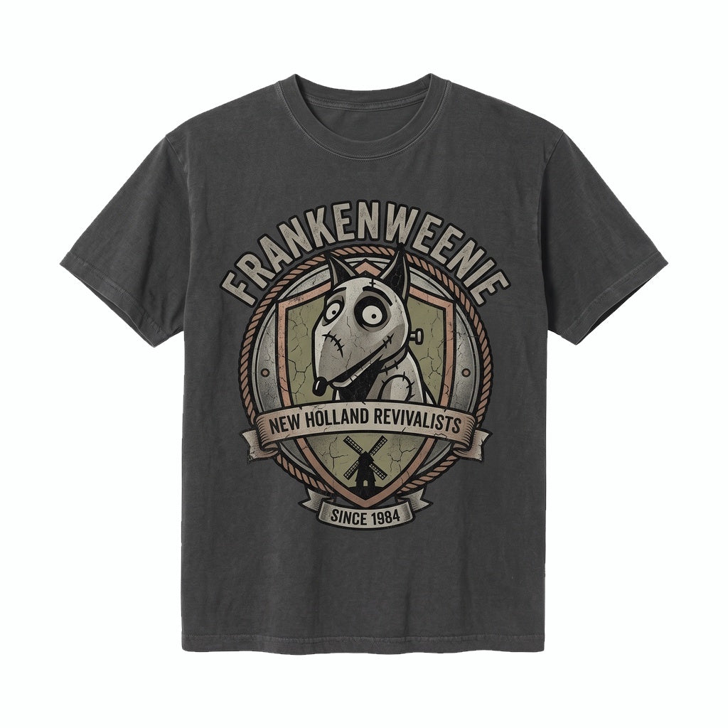 Frankenweenie Spooky Dog Halloween Theme Park Party Graphic Apparel Unisex TShirt