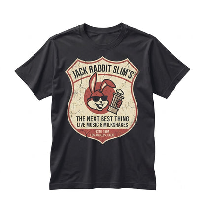 Retro Jack Rabbit Slims Diner 90s Cult Classic Film Pulp Graphic Vintage Unisex TShirt