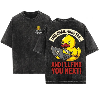 I Hope This Email Finds You Sweatshirt, Funny Embroidered Chick Gift, Gildan 18000 Unisex Wash T-Shirt (Sửa lỗi lặp từ Loại bỏ từ